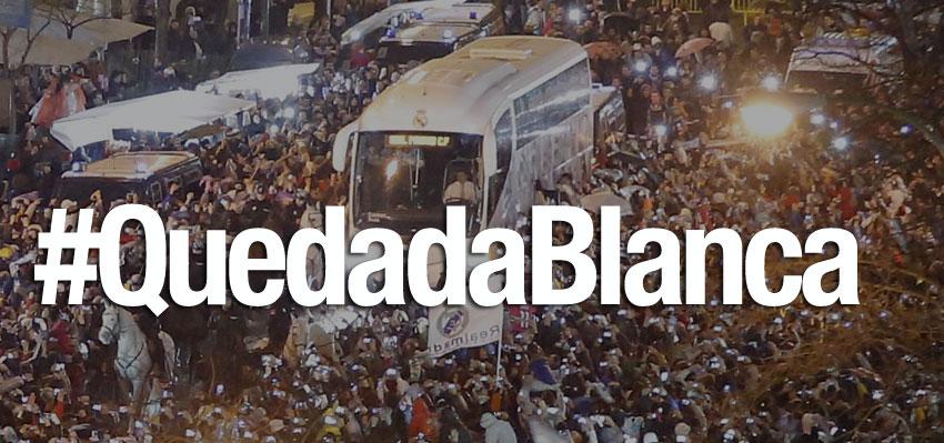 #QuedadaBlanca 
¡Mañana, todos a las 18:30 en la Plaza Sagrados Corazones para recibir al Campéon de Europa!
