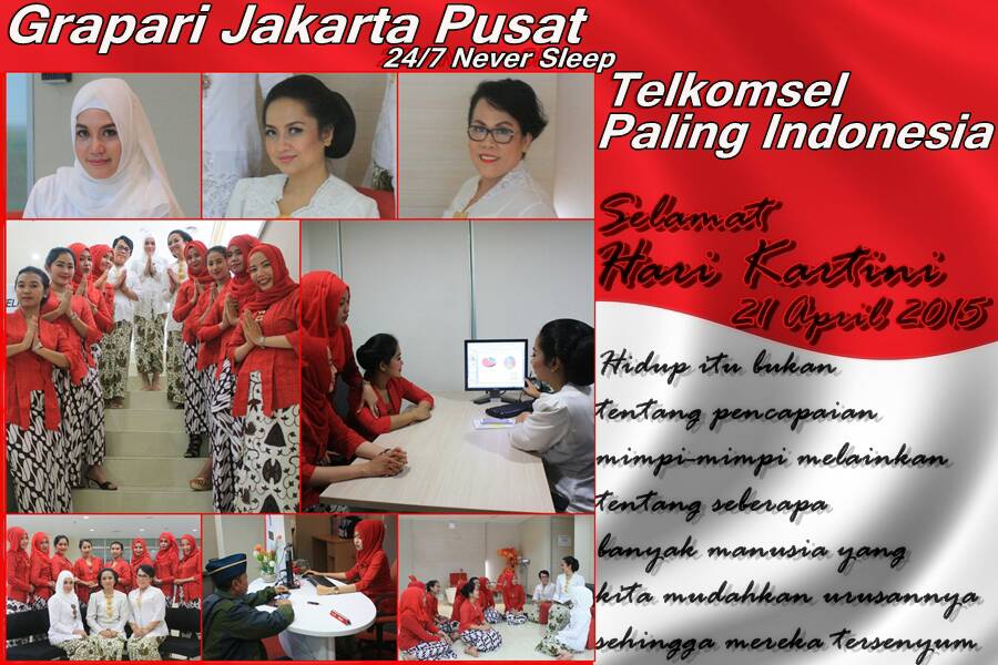 sidiqjzar's tweet photo. @BeFunNColorful @Telkomsel Grapari Jakarta pusat #KartiniDay #KartiniMasaKini #telkomsel http://t.co/lWvccqCitg