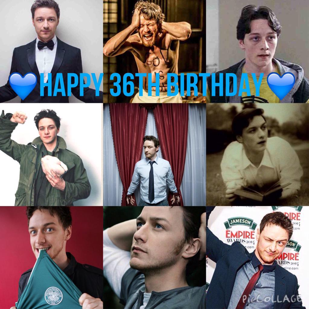 HAPPY 36TH BIRTHDAY TO OUR VERY SPECIAL SCOTTISH MAN JAMES MCAVOY. MAY THIS YEAR BE A GOOD ONE  