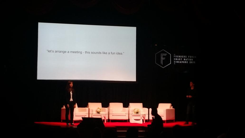 TeamContentive's tweet photo. On Stage @SesameRing talking fingertip convenience by incorporating smart cards in rings http://t.co/7ZUW99ORON