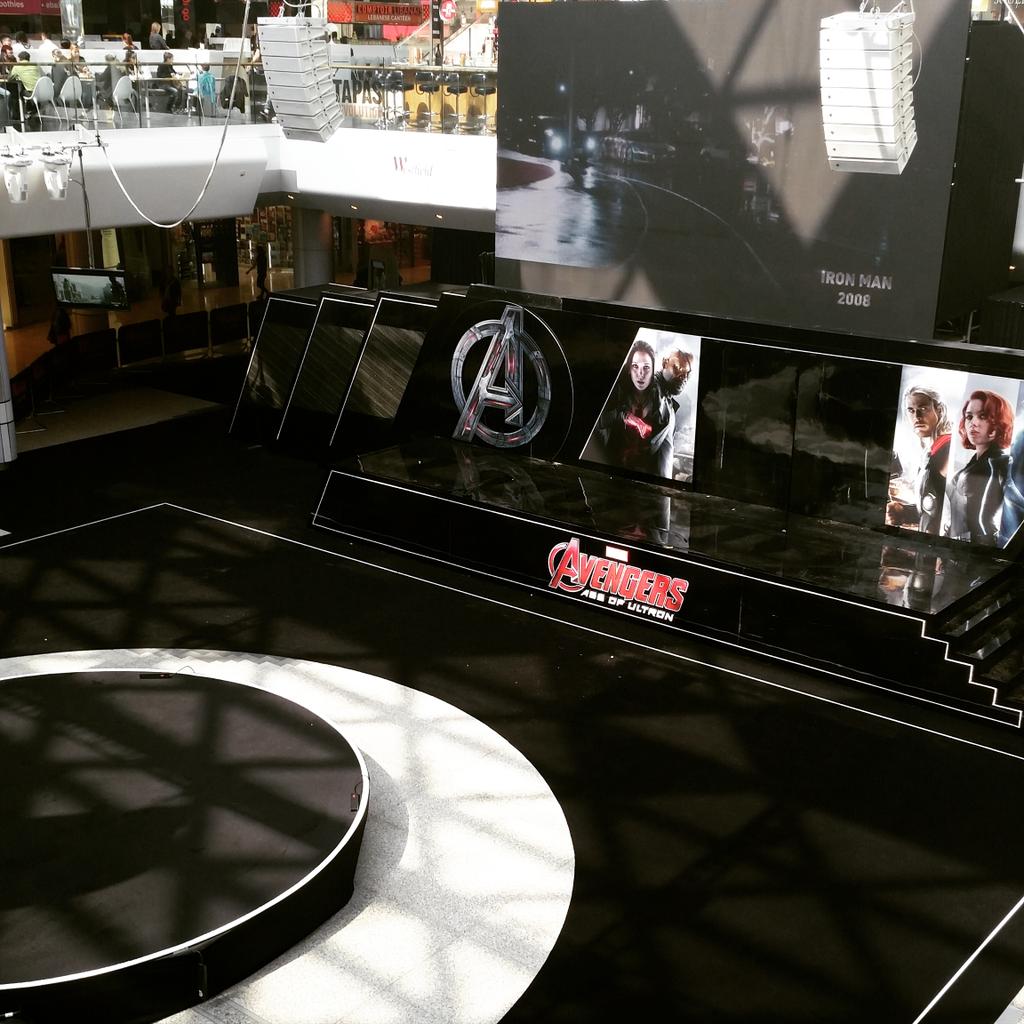 westfieldlondon's tweet photo. Today is THE day! RT if you're one of the 1st in line for @MarvelUK #AvengersAgeOfUltron PREMIERE! http://t.co/6BHVnUoOIO