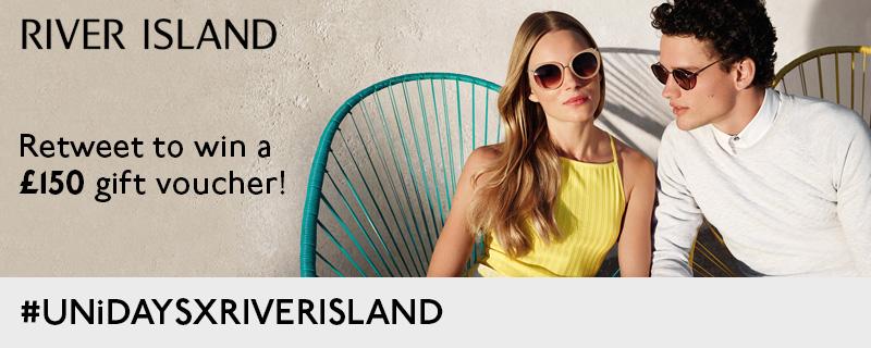RT TO WIN A £150 GIFT CARD for @RiverIsland! #UNiDAYSXRIVERISLAND (Ends midnight Thursday)