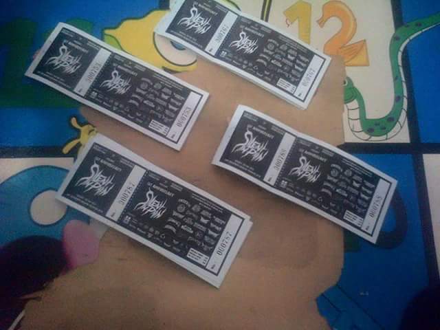 Ready tiket freesale anniversary silent in pain tgl3 mei at gorsukapura dadaha. cek bio thank ;)