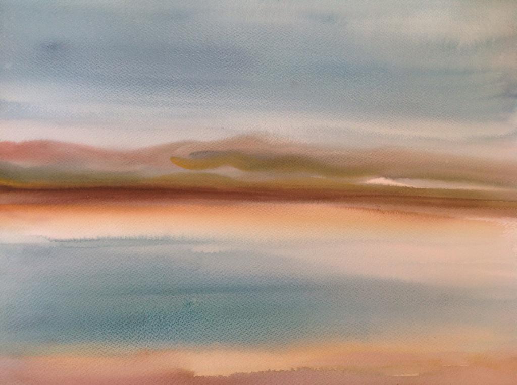 sampoppy71's tweet photo. Sam Adams @respectorganics.com #mounted #unmounted #inspired by #Arne #Purbeck #Dorset #watercolour #framed £200 http://t.co/t0vcaSfmQK