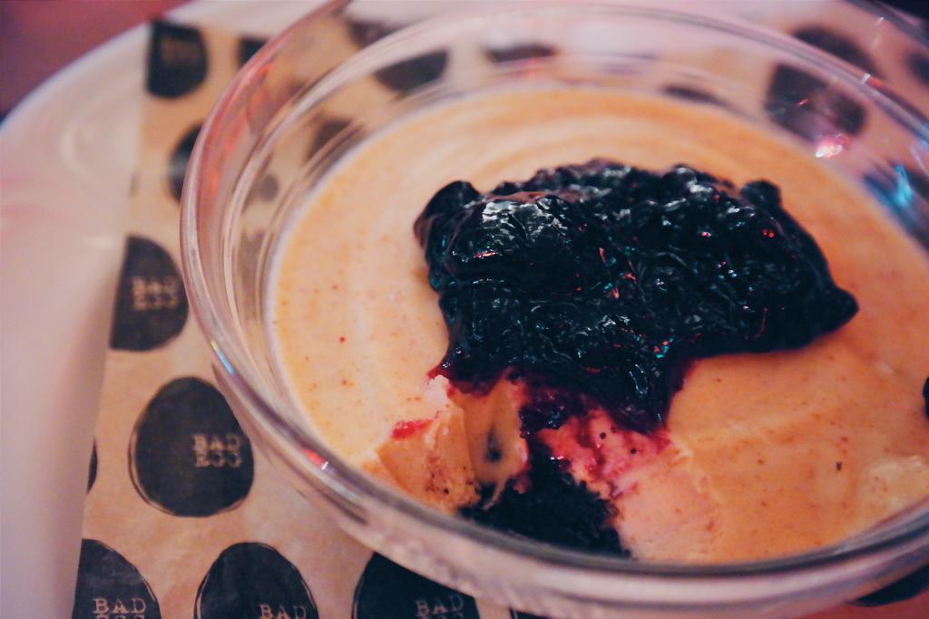 SheLives2Eat's tweet photo. One of those #desserts you just can't stop eating. #Peanutbutter n jelly cheesecake by @frontlinechef @badoeuf #BAD9 http://t.co/dohg9kEDCS