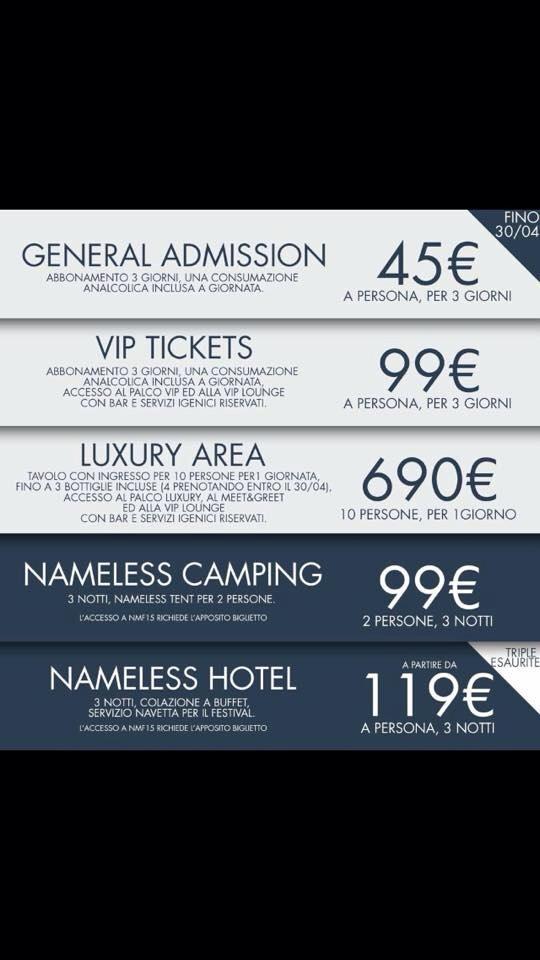 KKlass_'s tweet photo. 🌟NAMELESS Music Festival🌟
💥Sab 30/05 - Dom 31/05 - Lun 01/06💥
Buy your Tickets here:
📲 +39 333 4390437
@NamelessFest http://t.co/uRyr1E0mcM