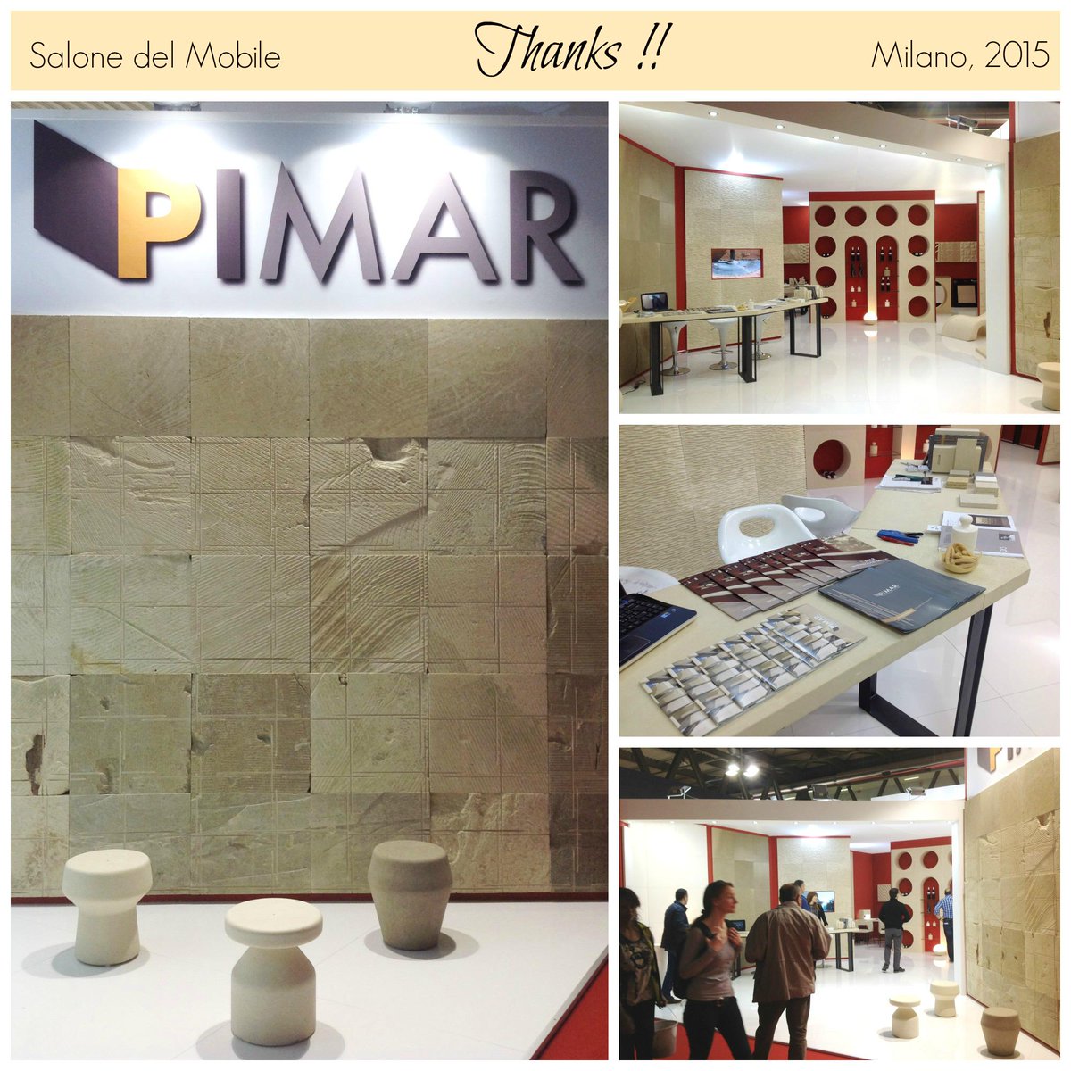 pimarlimestone's tweet photo. Thanks a lot everyone, you're part of our success! #iSaloni #PiMar http://t.co/ga8vIBlAad