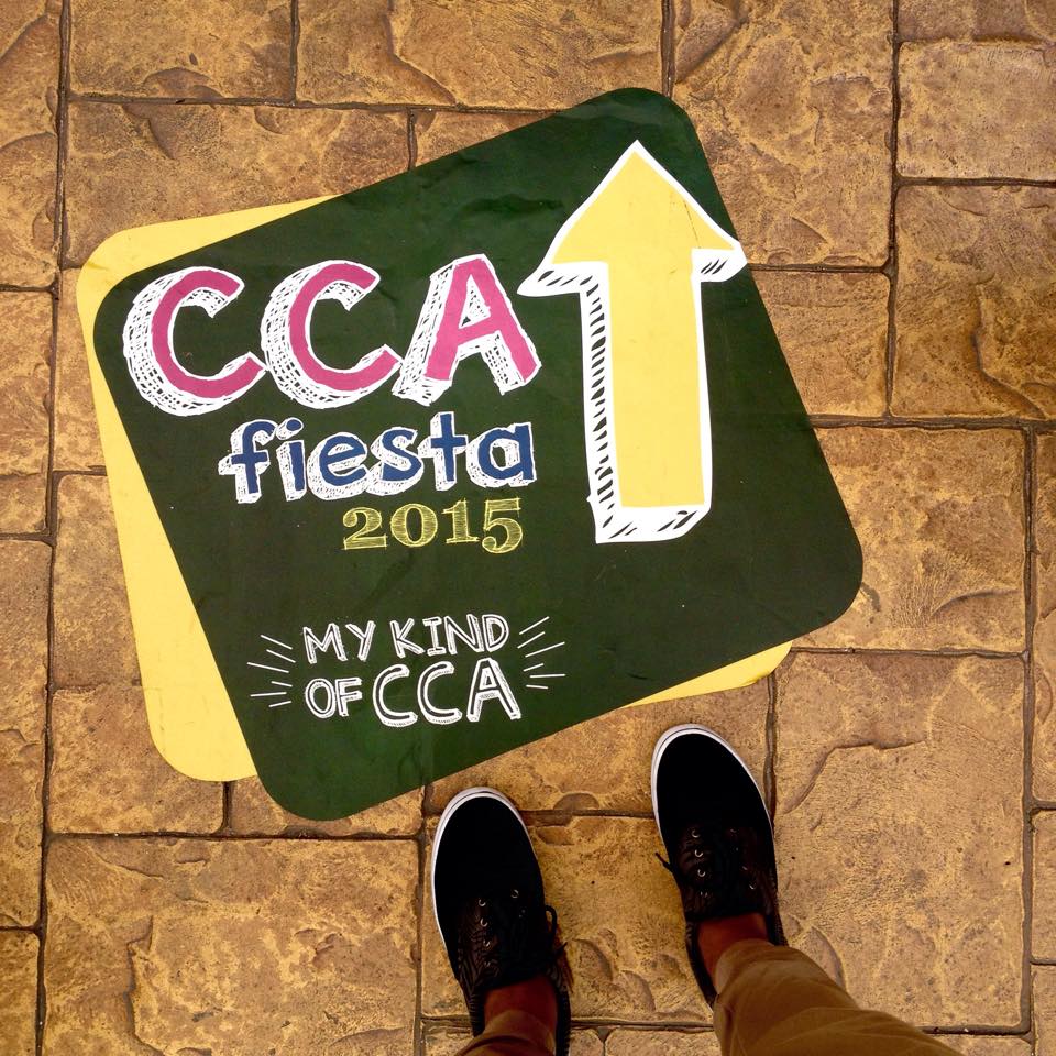 NgeeAnnNP's tweet photo. Follow the sticker decals to the #CCAFiesta happening now till 23 April at Sports Complex! #ngeeannpoly #MyKindofCCA http://t.co/26Vuz0e3UU