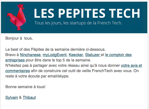 Statuzer's tweet image. Dans le top 5 de @lespepitestech de la semaine dernière :) objectif top 5 du mois : lespepitestech.com/startup-de-la-… #FT28