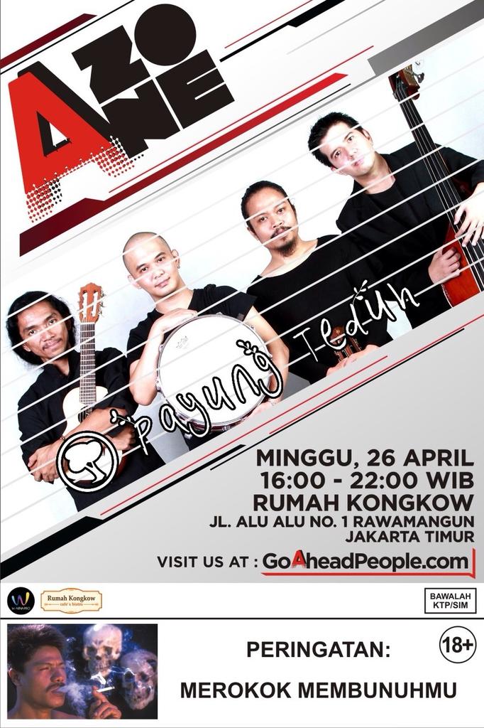 Jakarta | Minggu 26/04/15 Payung Teduh @ Rumah Kongkow, RAWAMANGUN. Gratis | 18+