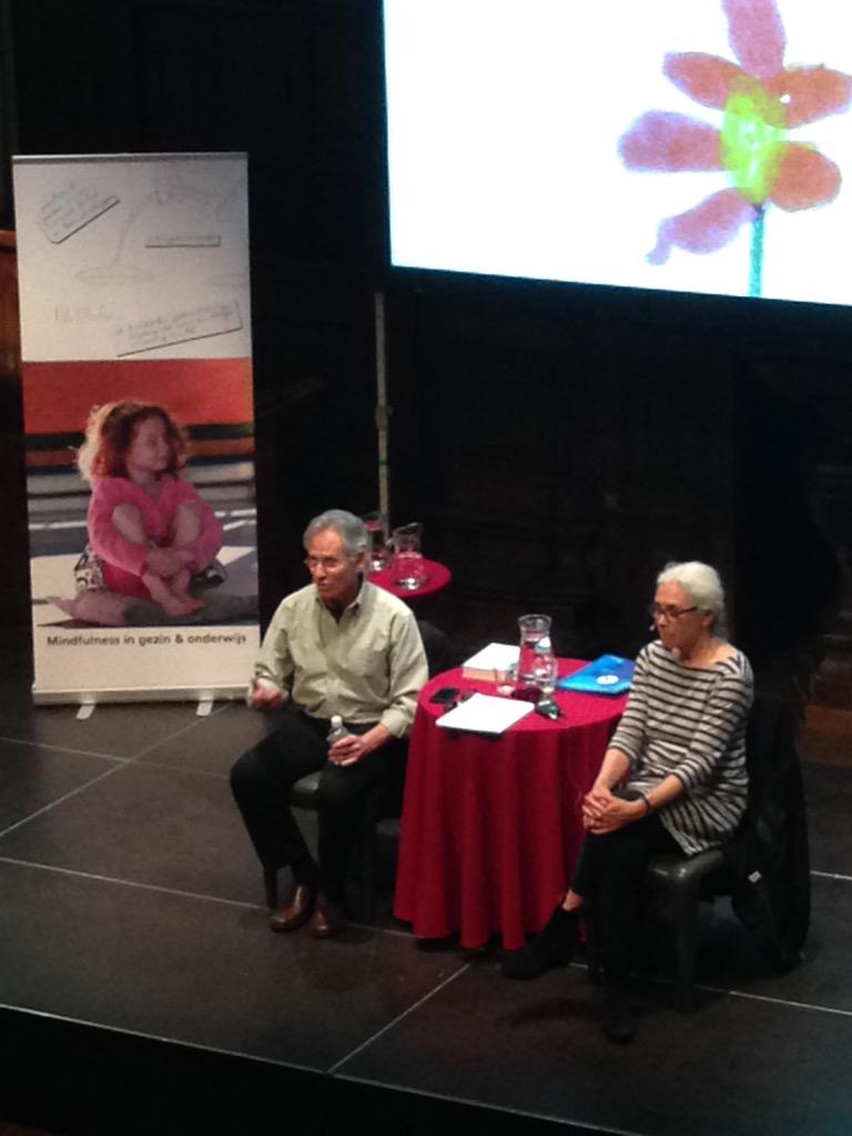 Mooie start vanmorgen met Jon &amp; Myla Kabat-Zinn op het Mindfulness Congres in <a href="/DeRodeHoed/">Rode Hoed</a>