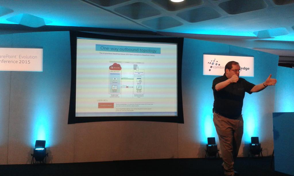 retracement's tweet image. #SharePoint Hybrid Solutions with @miguelwood #EvoConf