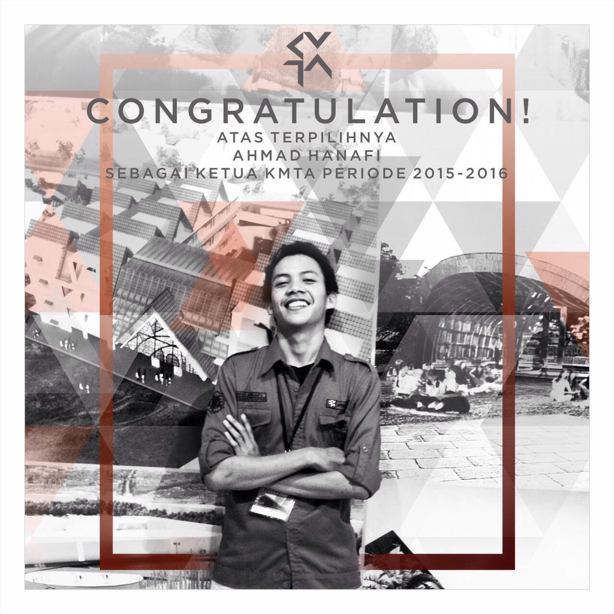 Congratulations Hanafi, our new leader! <a href="/HMTG_FTUGM/">HMTG FT UGM</a> <a href="/HMTPWK_UGM/">HMT PWK FT UGM</a> <a href="/bemkmftugm/">BEM KMFT UGM</a> <a href="/sosmas_bemkmft/">Dept. Sosmas BEMKMFT</a> <a href="/KMTGUGM/">KMTG FT UGM</a>