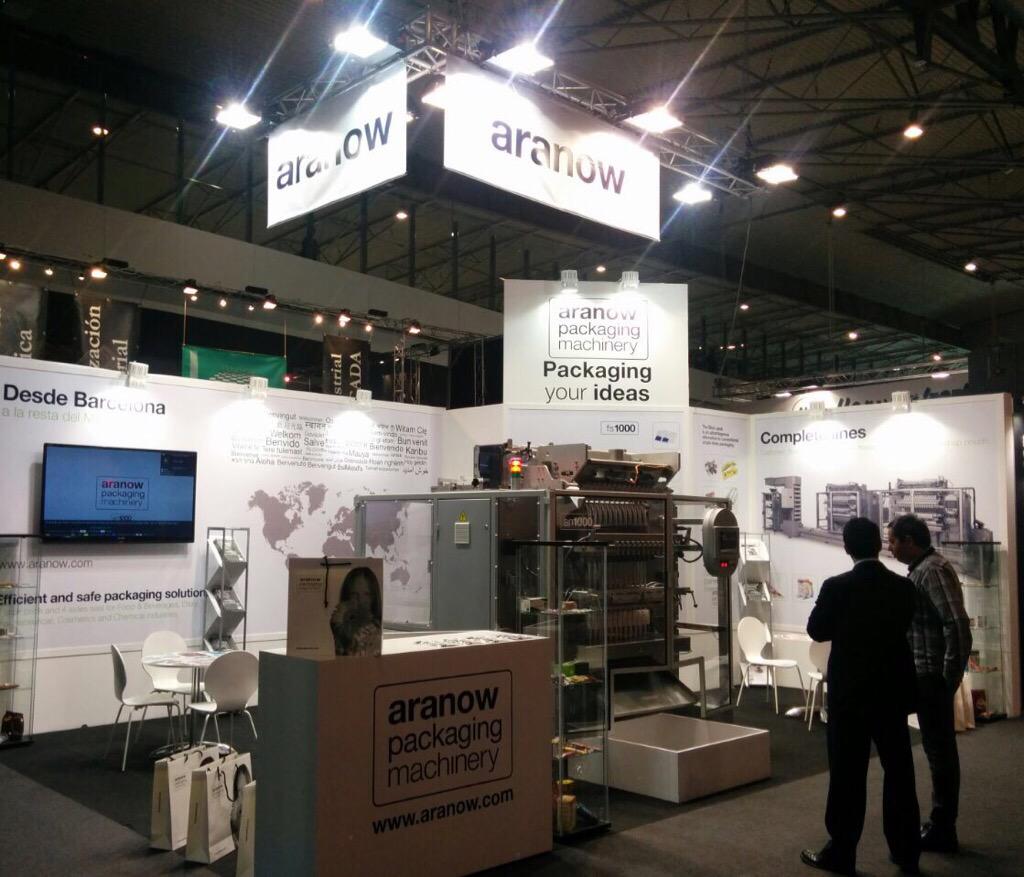 ARANOWPackMach's tweet photo. Our warm Welcome to @Hispackbcn Barcelona 2015, visit us both A155 Pavilion 3 #packaging #Catalonia http://t.co/oziQaPllDk