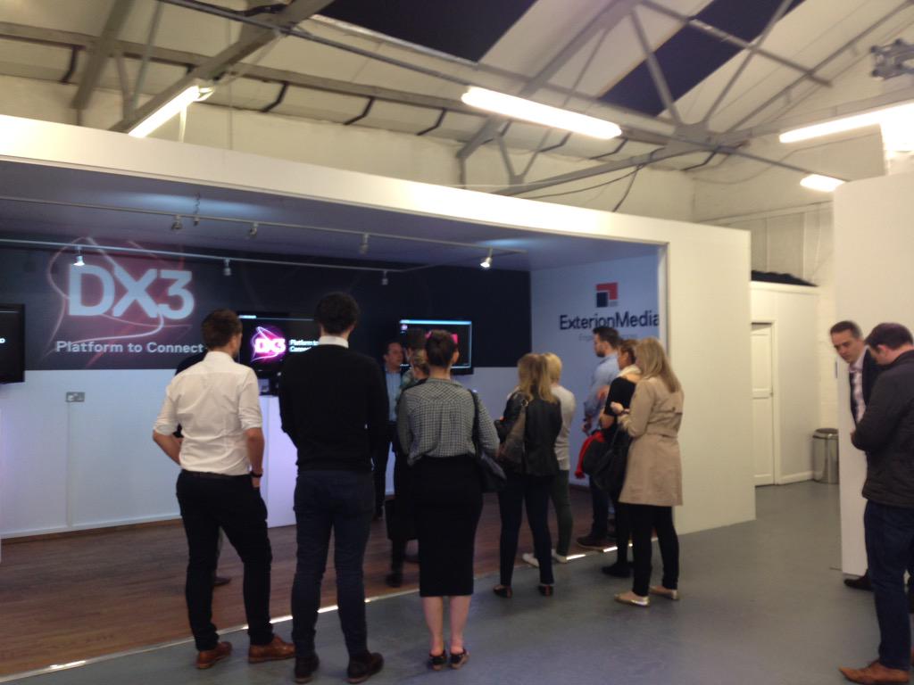 ExterionMediaUK's tweet image. This morning we&apos;re showing @Posterscope around our #Innovation Centre to experience #DX3 #PlatformtoConnect