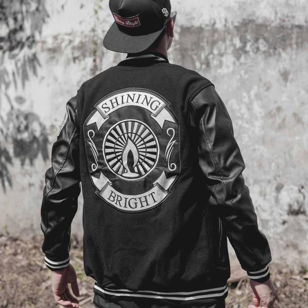 "SWARM" Varsity Jacket | 420.000 | Available Size : S-M-L | Order: 081901215758 / LINE: ShiningBrightTM | #sbs8