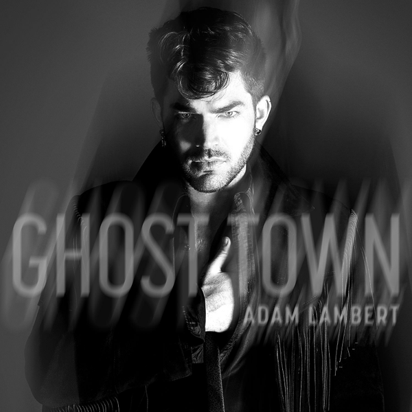 AttitudeMag's tweet photo. It's here! Listen to @adamlambert's addictive new single #GhostTown in full: http://t.co/oQU6fsLHVp *spooky whistle* http://t.co/Ql9q0YMHT0