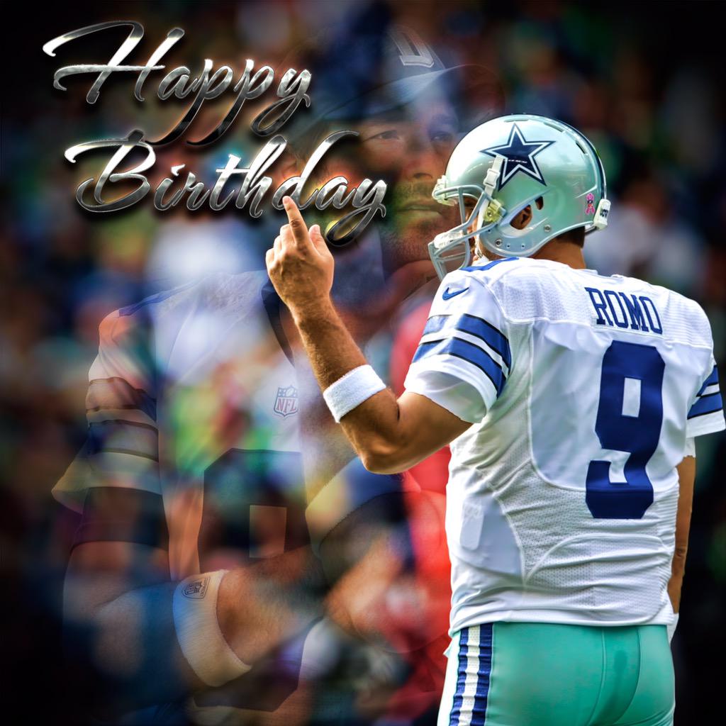 \" Happy Birthday Tony Romo!! 