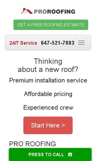 Our #new #mobile #friendly #web #site proroofing.ca
#ProRoofing - #roofing #contractors
Thanx <a href="/getbootstrap/">Bootstrap</a>