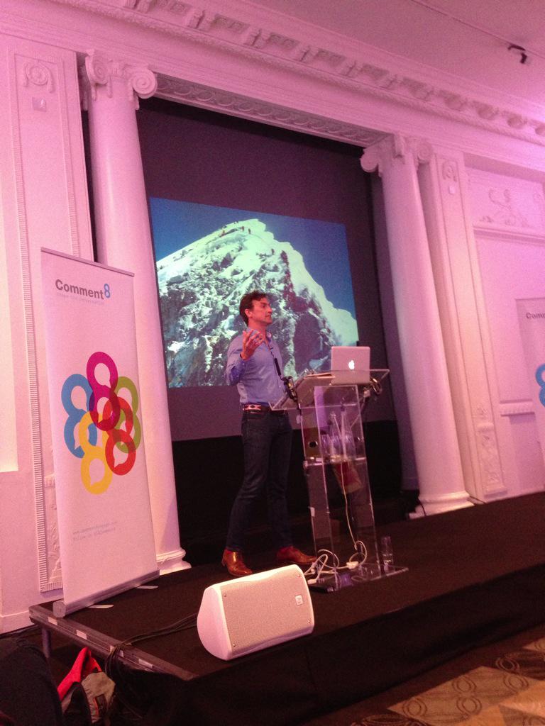 When collaboration is the difference between life and death <a href="/KentonCool/">Kenton Cool</a> shares stories from Everest #icollaborate