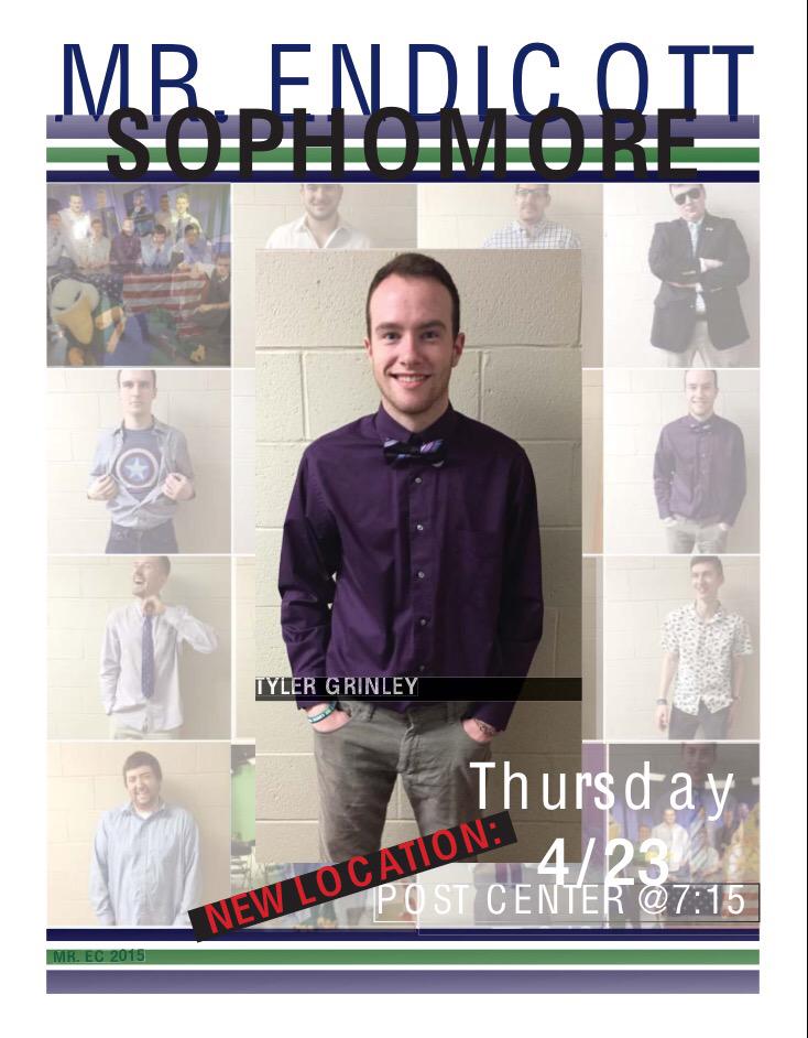 This years MR EC Sophomore contestant is
