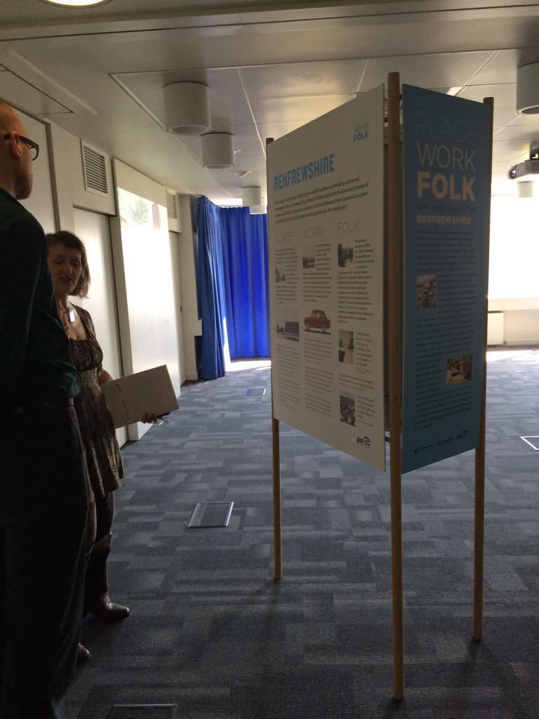 CrenellatedArts's tweet photo. Enjoyed the @PAS_tweets @placeworkfolk event, great to see the exhibition with @RenCouncilNews things http://t.co/8w8vdu6vKe
