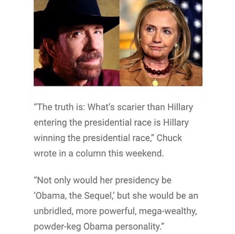 drunkamerica's tweet photo. The only thing that scares Chuck Norris.... http://t.co/kWkXQTO2vm