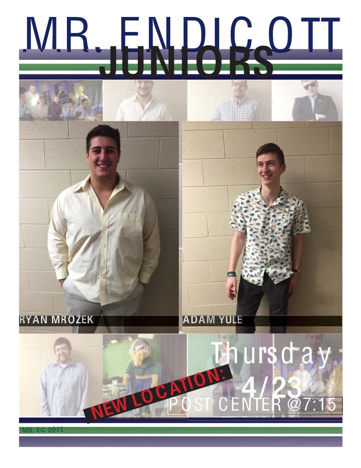 the two Junior contestants this year are