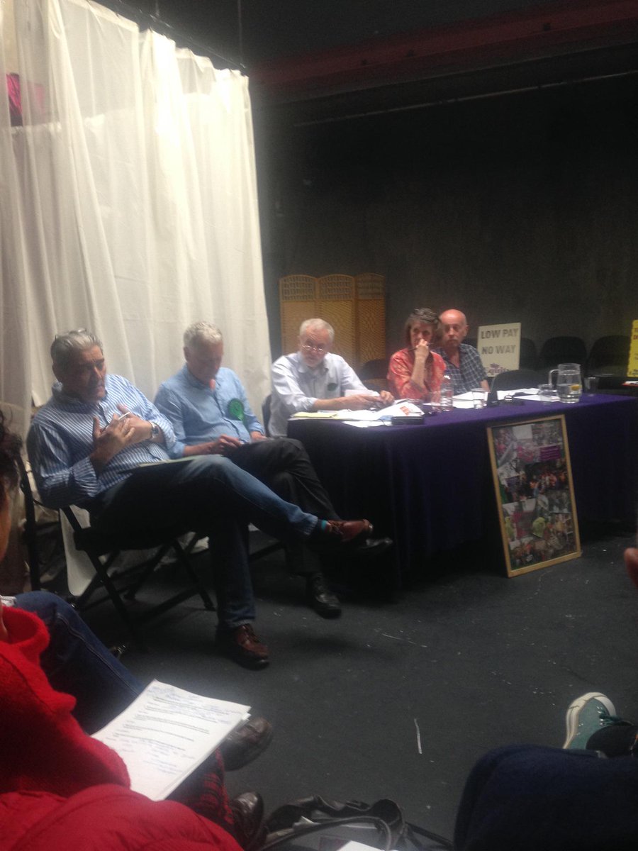 EquityUK's tweet photo. .@equitynelondon #GE2015 hustings with @UKLabour @TheGreenParty @TUSCoalition & @UKIP #VoteForTheArts http://t.co/52bM0k8TSD
