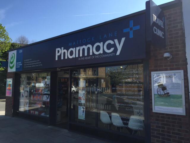Mattock Lane Pharmacy is looking stunning in the sun right now! Any health issues? Come and ask our pharmacist now!