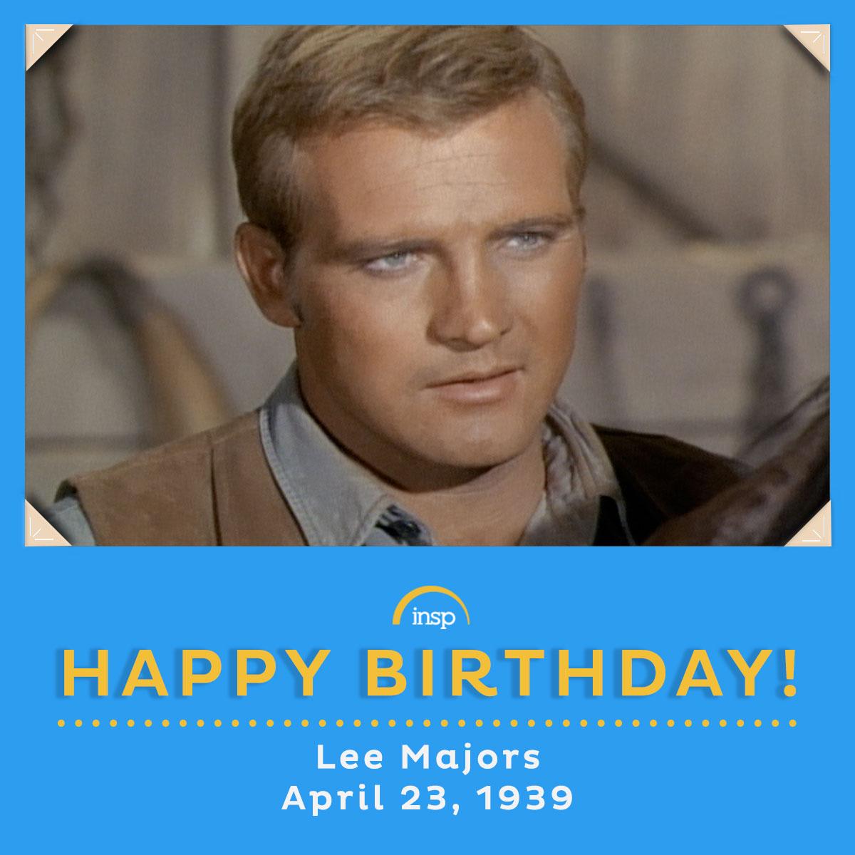 To wish Lee Majors a happy 76th birthday! 

Don\t miss him on at 9a ET! 