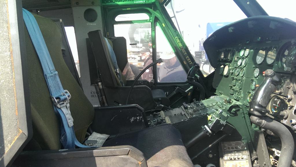 LarryLNP's tweet photo. Busy cockpit. This Huey has hundreds of hours of combat time. http://t.co/yeiaGNuWSq