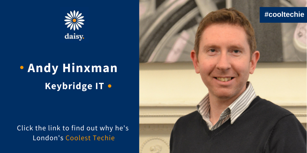 Daisy_Group's tweet photo. Finalist: Find out why Andy Hinxman from @KeybridgeIT won London's #CoolTechie award here: http://t.co/Pe7CwW6PaX http://t.co/j0pColoBgR