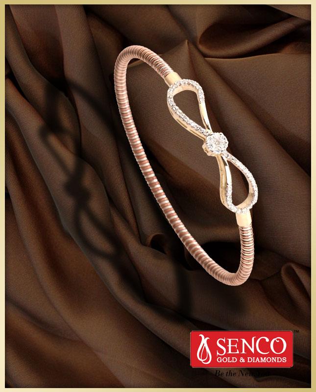 Latest Modern Fancy Diamond Bracelet Designs - Senco Gold