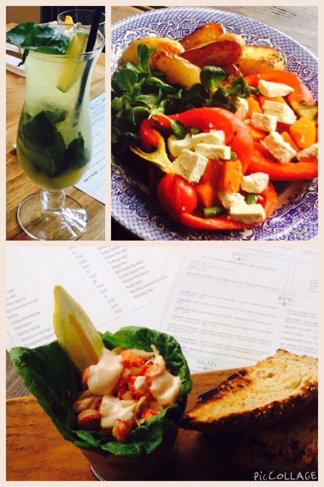 Mr_Postles's tweet photo. Crayfish cocktail, stuffed bell peppers and virgin Mojito! #Summerishere #musteathealthy #MrPostles' http://t.co/L60vLmXzBC