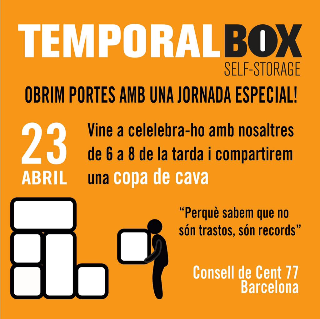 TempBoxEixample's tweet image. El dia de Sant Jordi fem la inauguració oficial a @TempBoxEixample. Veniu a celebrar-ho amb nosaltres!