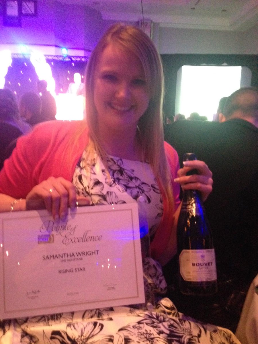 roseatedinburgh's tweet photo. The big winner was our amazing Hotel Manager @SamanthaW19 who won @ScotHotelAwards #RisingStar award #WellDeserved http://t.co/BCd4OnYFlS