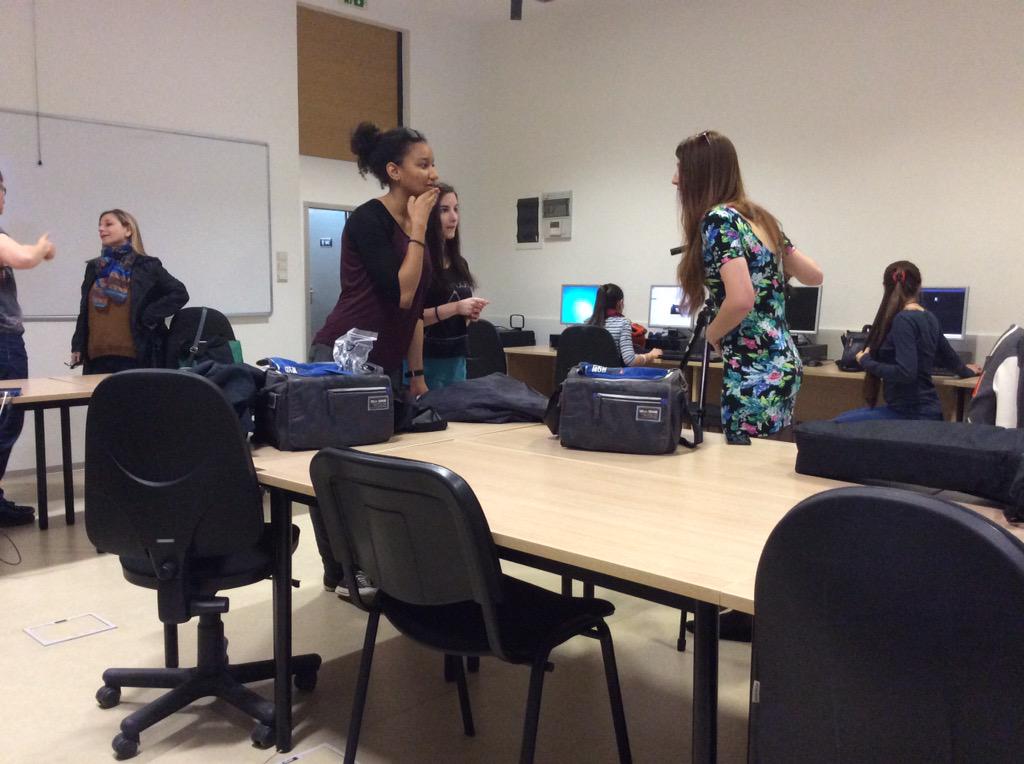 finalprojectmmj's tweet photo. Getting ready for the shooting part with @melodyMN #secretmovie http://t.co/DyKzBwRRTw