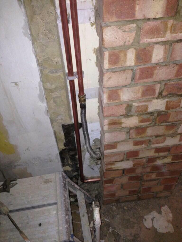 Meter installation and gas run #crystalpalace #beckbromfl #plumber