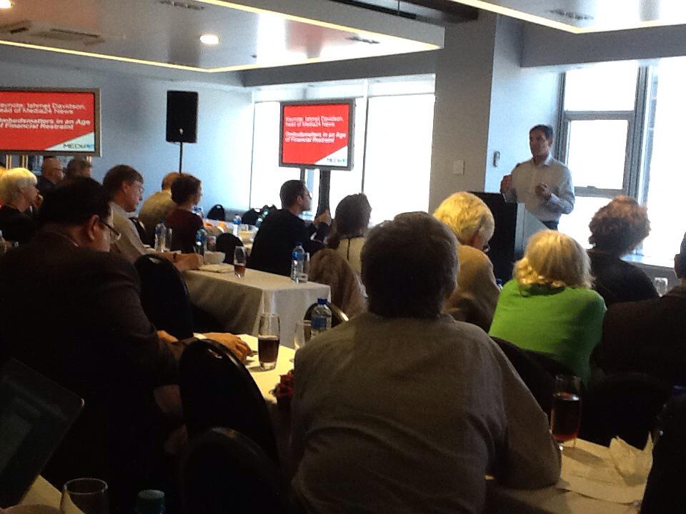 #ONO2015 Ishmet Davidson,general manager Media 24News,South Africa: Freedom of Press under attack of the ruling party