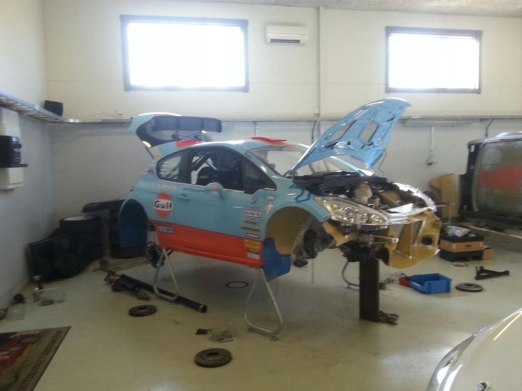 #kevätkunnostus #kisatlähestyy #kaloppiralli #Peugeot #208T16 #R5