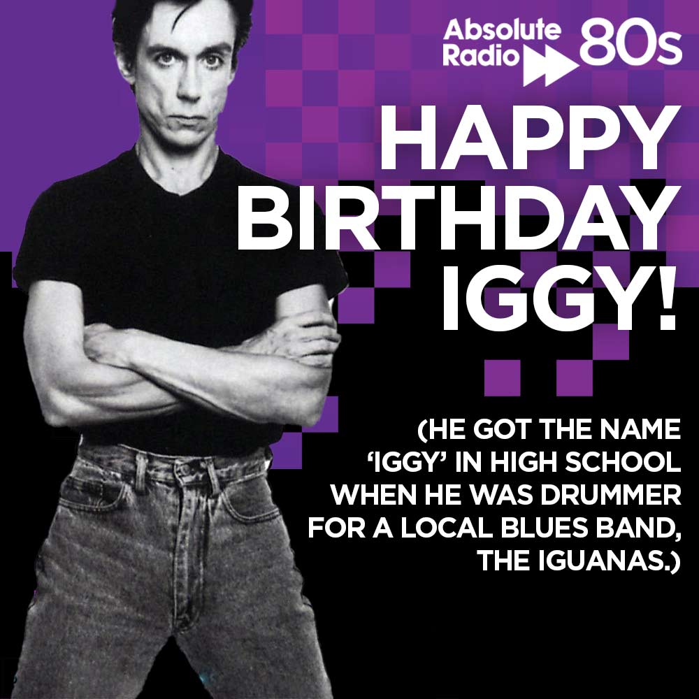 Born 68 years ago today, James Newell Osterberg Jr. AKA Iggy Pop. Happy birthday, real wild one! 