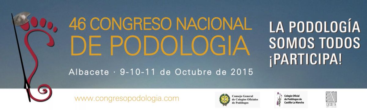 colpclm's tweet photo. seguimos trabajando para el 46 congreso nacional de podología, ánimo! os esperamos!! http://t.co/uv0mObYE60