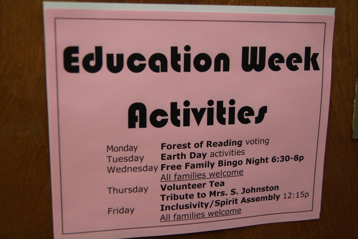 Celebrating all that's great at Greenbriar MS - EDUCATION WEEK April 20-24