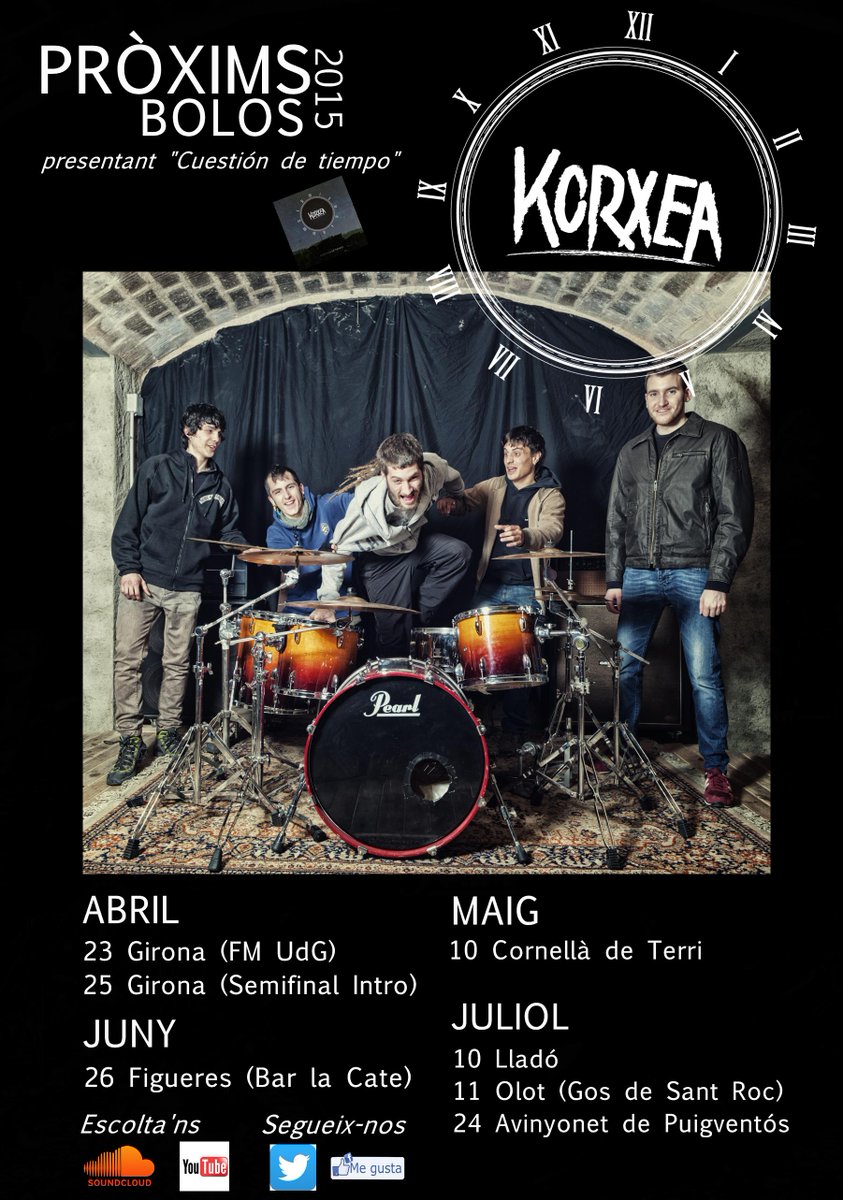 korxearock's tweet photo. Agafeu l'agenda que engeguem motors! http://t.co/Qm8sXiFAHl