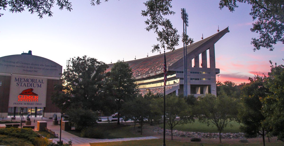ClemsonFB's tweet photo. "There's something in these hills..." 🐾🐅 #ALLIN #Clemson http://t.co/NttILAHQZC