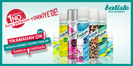 BatisteTurkiye's tweet photo. Bu tweeti 26 Nisan'a kadar RT eden takipçilerimiz arasından seçilecek 3 kişi Batiste Kuru Şampuan kazanıyor! http://t.co/urbVlZvxU4