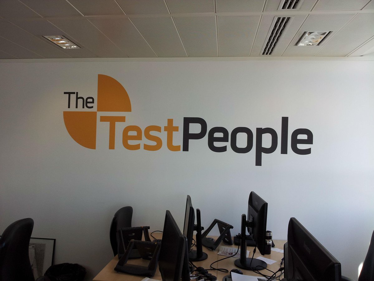 SarahTulip's tweet photo. Feeling proud as our London Victoria office grows we get our first branding & values up #Test #TheTestPeople http://t.co/64r9utLGCl