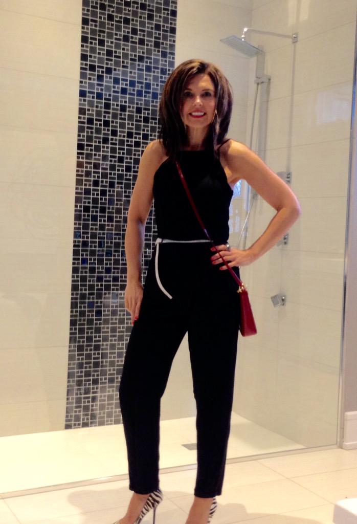 Tuesday jumpsuit with zebra pumps and Python belt. CTV H &amp; M Giveaway #ctvottmornlive