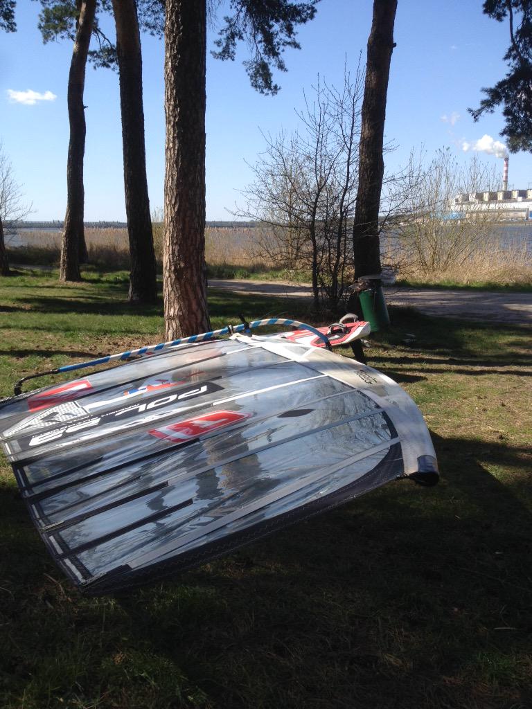 windclub's tweet photo. Today slalom gear, sunny 15 knots , 7.9 120l #pol212 #goslawice #windclub #windsurfing #slalom http://t.co/C0tYPRxayE
